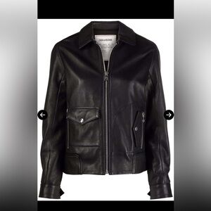 Zadig & Voltaire Black Leather Jacket